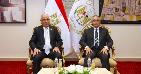 وزير العدل يستقبل النائب العام لتهنئته بتولي مهام منصبه