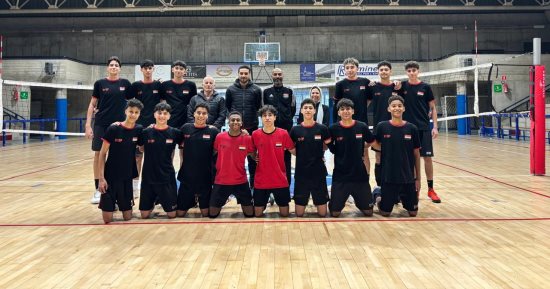 قائمة منتخب ناشئي الكرة الطائرة تحت 17 عاما فى بطولة إيطاليا الدولية الودية