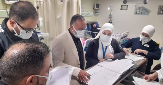 وكيل صحة شمال سيناء يواصل جولاته بمستشفى العريش العام
