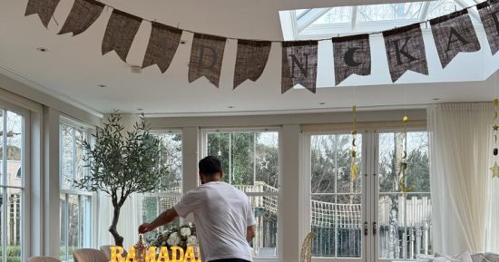 محمد صلاح يحتفل بشهر رمضان الكريم