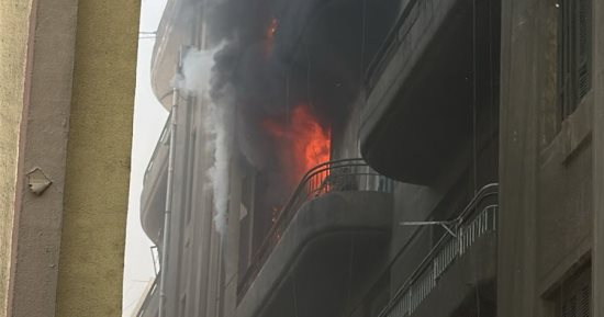 مصرع شخص إثر حريق شقة سكنية فى منطقة شبرا