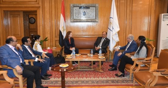 جامعة العاصمة تستضيف مديرة الهيئة الألمانية للتبادل العلمى بمصر