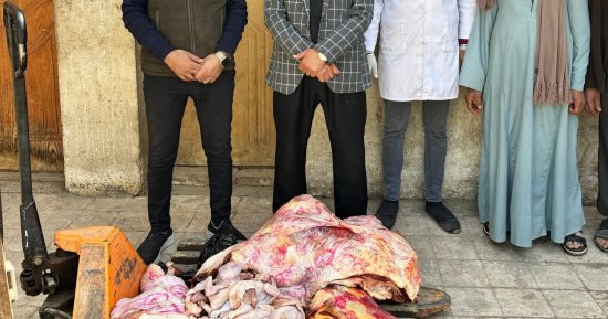 وكيل الطب البيطرى بسوهاج يقود حملة لضبط لحوم فاسدة فى أول شهر رمضان