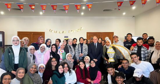 طلاب جامعة القاهرة الأهلية يحيون الأجواء الرمضانية 