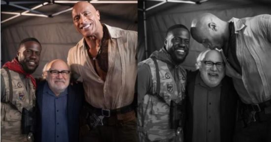 دواين جونسون يعلن انتهاء تصوير Jumanji 4 برسالة مؤثرة إلى دانى ديفيتو