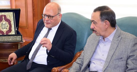 رئيس جامعة سوهاج خلال لقائه المحافظ الجديد: الجامعة شريك رئيسى بخدمة الإقليم