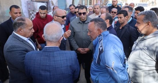 محافظ السويس يجرى جولة تفقدية بالقطاع الريفي