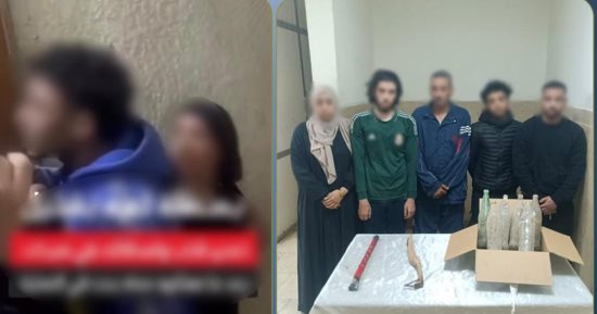 معركة الزجاجات الفارغة بأوسيم.. فيديو خناقة الحجارة يقود الأمن لضبط المتهمين