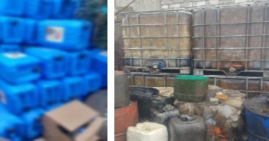 ضبط 30 طن زيوت سيارات مضروبة داخل مصنع بالبحيرة