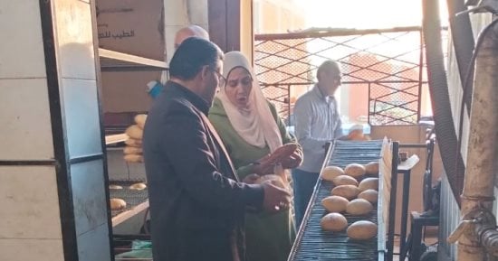 تحرير 21 محضر مخالفات مخابز خلال حملات تموينية بمنوف والباجور فى المنوفية