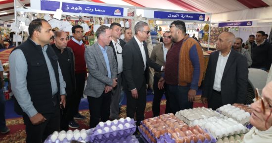 محافظ الجيزة يتفقد معرض أهلا رمضان بفيصل لمتابعة انتظام التشغيل