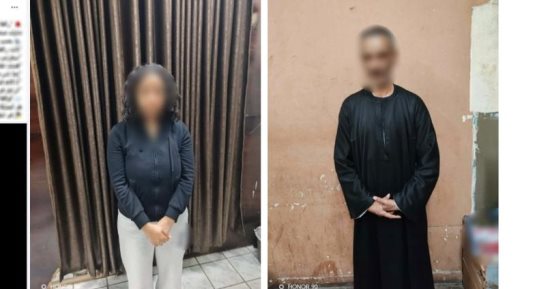 فيديو خناقة المترو ينتهي بقسم الشرطة.. الأمن يضبط الطالبة والعامل بطلي الواقعة