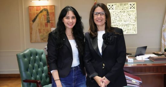 وزيرة الثقافة تبحث مع عازفة الماريمبا نسمة عبد العزيز إطلاق كرنفال بهجة وبسمة
