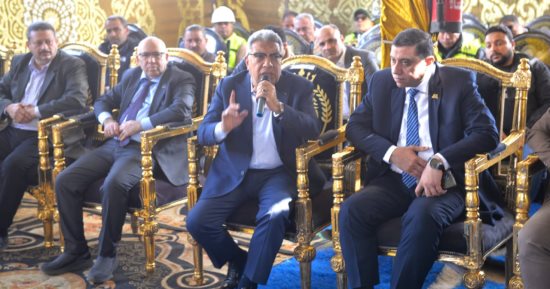 محافظ الدقهلية يتفقد إنشاءات مصنع تدوير المخلفات بقلابشو