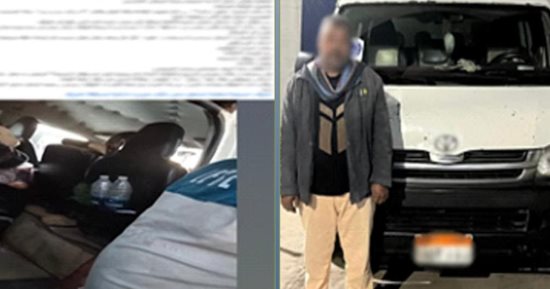 الأمن يضبط سائق ميكروباص منع راكباً من الركوب وطارده بالحجارة