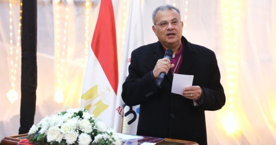 رئيس الطائفة الإنجيلية يشهد إفطار مدارس السلام ببنها بحضور محافظ القليوبية