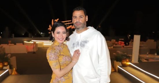 شاهد أحدث ظهور لـ لقاء الخميسى ومحمد عبد المنصف