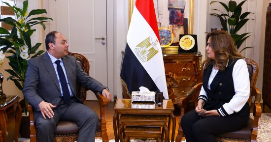وزيرة التنمية المحلية والبيئة تتابع مع رئيس هيئة تنمية الصعيد المشروعات التنموية