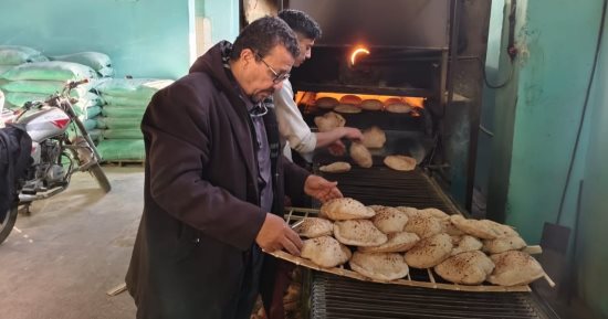 تكثيف الرقابة التموينية بالتل الكبير بالإسماعيلية لمتابعة التزام المخابز