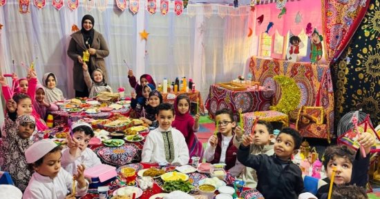 الفول ولمّة العائلة في رمضان.. محاكاة البيت المصري لأطفال مدرسة بكفر الشيخ