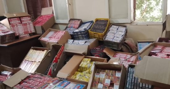 ضبط 121 ألف قطعة ألعاب نارية فى حملات مكبرة بأبوقرقاص والمنيا