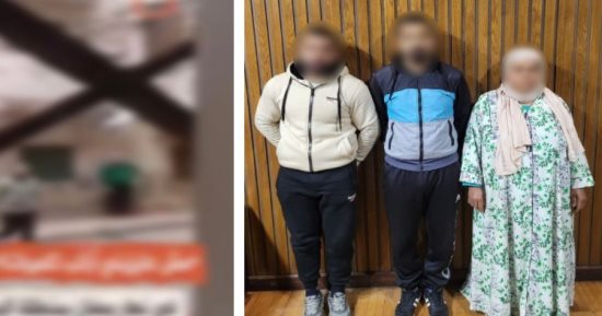 معركة "كاميرات المراقبة" تشتعل في الرمل.. الأمن يضبط سيدة ونجليها هددوا جارهم