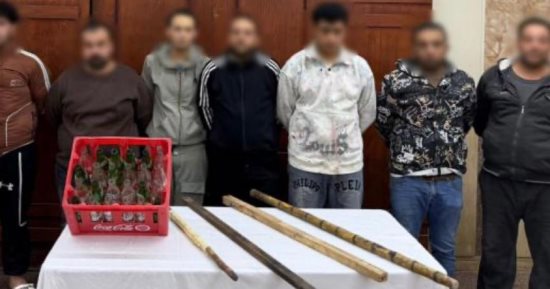 معركة ركنة الموتوسيكل.. ضبط 8 أشخاص بتهمة ترويع المواطنين بالزجاجات والعصى