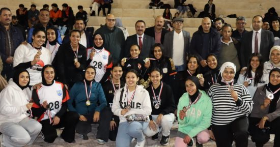 ختام فعاليات الدورة الرمضانية لخماسيات كرة القدم وألعاب القوى بجامعة الإسكندرية