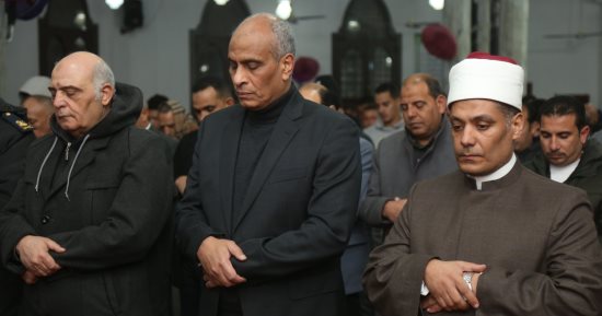 ابتهالات بمسجد الفتح بحضور محافظ كفر الشيخ في ليلة الاحتفال بالعاشر من رمضان