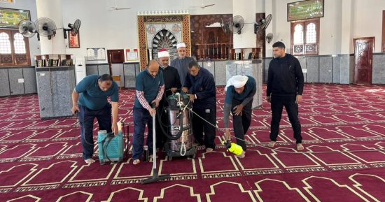 أوقاف جنوب سيناء تواصل حملة النظافة الشاملة بمساجد المحافظة