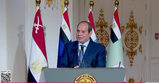 الرئيس السيسي: مصر جزء من المنطقة وتتأثر بما يحدث فيها