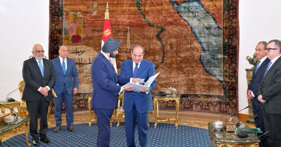 خلال استقباله رئيس مجموعة البنك الدولي بحضور وزيرى الخارجية والتخطيط.. الرئيس السيسى يثمّن الشراكة الاستراتيجية بين مصر والبنك الدولي لتحقيق التنمية المستدامة..  ويحذر من تداعيات تفاقم التوتر الإقليمي الراهن