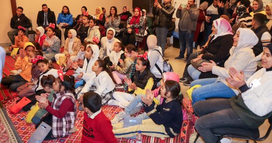 مكتبة مصر العامة تقيم إفطارا جماعيا للأيتام بمشاركة عرض «الليلة الكبيرة»