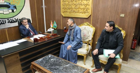 محافظ المنوفية يستمع لشكاوى عدد من المواطنين ويكلف الجهات المختصة بفحصها
