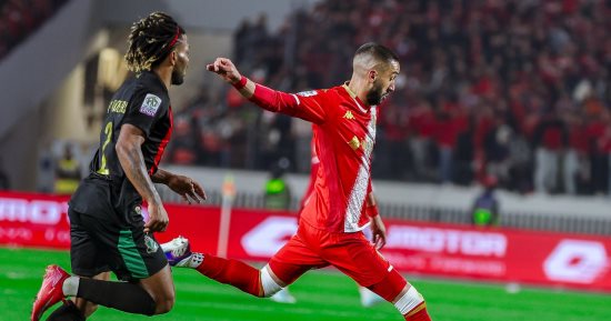 الوداد يتعادل مع الجيش الملكي 1 - 1 فى الشوط الأول بالدوري المغربي