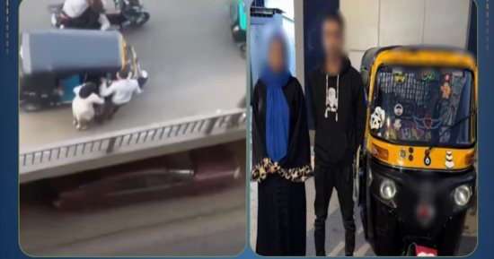 خناقة عائلية تنتهى فى القسم.. كواليس فيديو اعتداء سائق توك توك على سيدة بالقاهرة