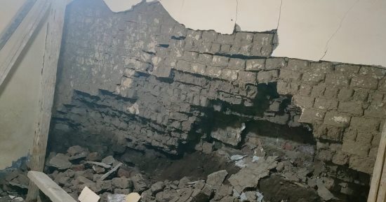 انهيار جزئى فى عقار قديم بسوهاج دون إصابات
