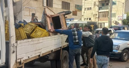 ضبط ومصادرة 236 مخالفة فى حملة لشرطة المرافق بحى شرق سوهاج