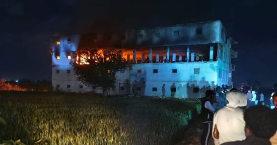 إصابة 9 أشخاص إثر انفجار إسطوانة غاز داخل مزرعة فى شها بالدقهلية.. صور