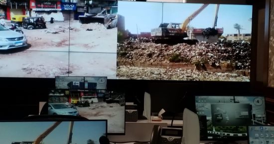 الشبكة الوطنية للطوارئ تبدأ رفع المخلفات الصلبة والهدم بالجيزة والفيوم.. صور