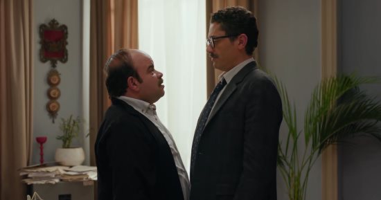 محمد عبد الرحمن محامى تحت التمرين فى الحلقة 1 من مسلسل المتر سمير على mbc 