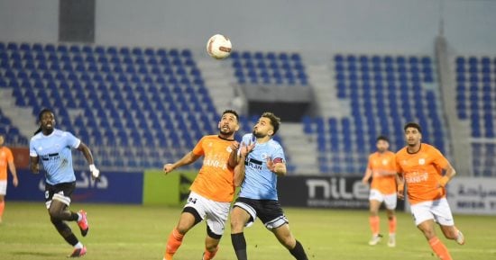 غزل المحلة يتعادل مع فاركو سلبيا فى الجولة الـ21 لدورى نايل