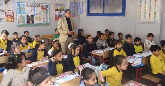 مدير تعليم الجيزة يوجه المدارس بدعم الطلاب ضعاف القراءة والكتابة
