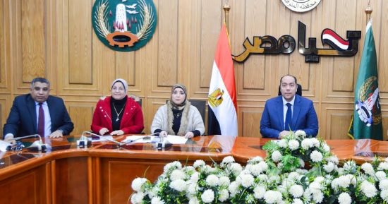 نائب محافظ المنوفية يبحث الموقف النهائى لمشروعات حياة كريمة بـ6 قرى بأشمون