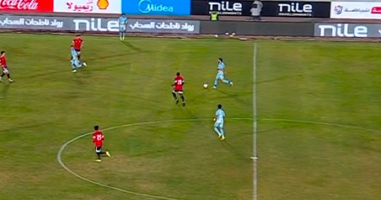 الأهلى يتعادل مع طلائع الجيش 1-1 فى الشوط الأول