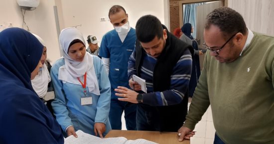 صحة سوهاج تتفقد مستشفى البلينا المركزى لمتابعة سير العمل