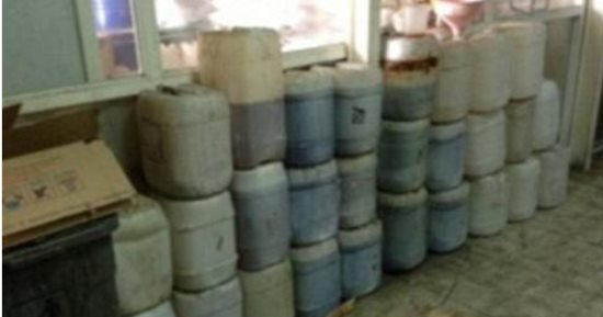 ضبط طن و500 كيلو عسل فركتوز غير صالح للاستهلاك الآدمي بسمالوط