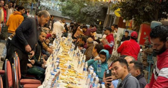 إفطار جماعي بشارع فلسطين في العمرانية.. «الوفاء للراحلين» يتصدر المشهد