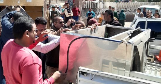 تحرير 253 مخالفة فى حملة لشرطة المرافق بحى شرق سوهاج
