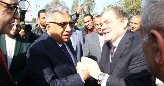 وصول رئيس حزب الوفد ومحافظ الدقهلية لحضور احتفالية حصاد التميز